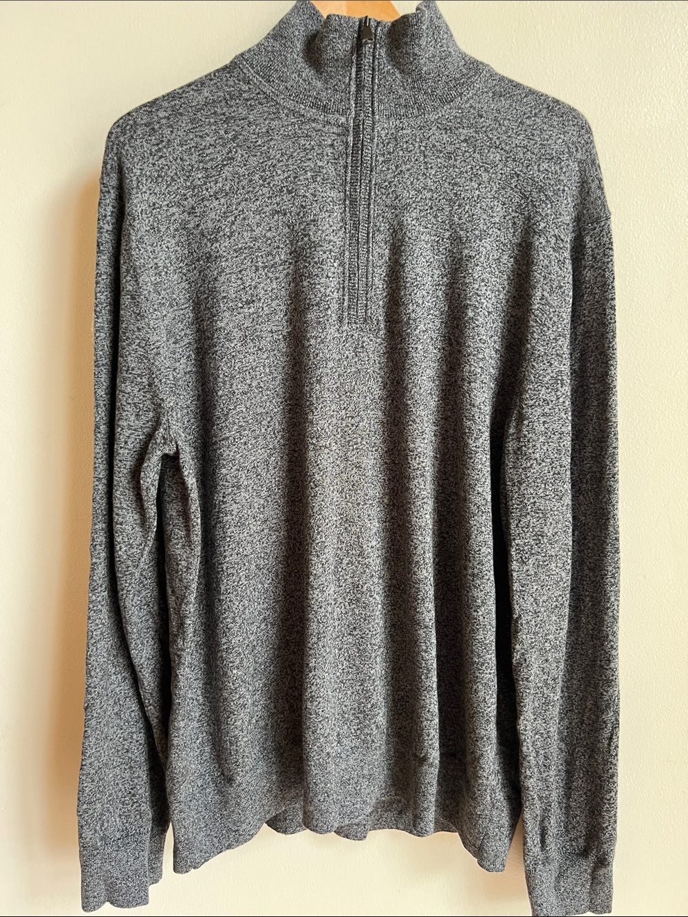 Banana Republic cashmere blend Half-Zip Mock Neck Sweater - Lightweight Layering